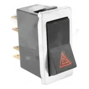 INTERRUPTOR HAZAR 12V 7 TERMINALES 15X20 MM UNIVERSAL