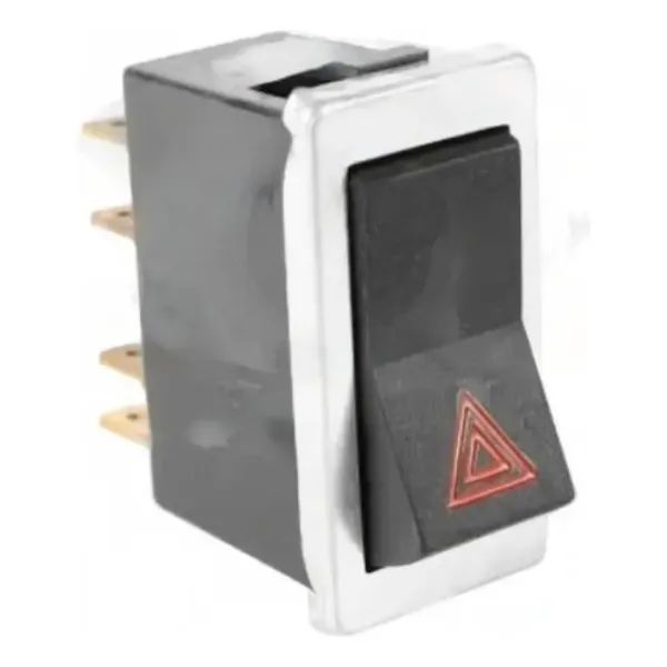 INTERRUPTOR HAZAR 12V 7 TERMINALES 15X20 MM UNIVERSAL