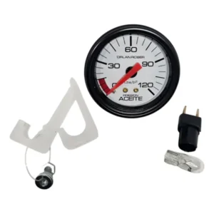 MARCADOR PRESION ACEITE MECANICO 0-120PSI 52MM UNIVERSAL