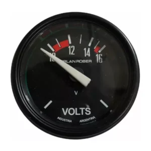 MARCADOR VOLTIMETRO 52MM 10-16V UNIVERSAL CLASSIC NEGRO
