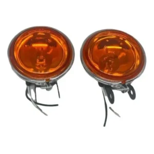 JUEGO NEBLINERO UNIVERSAL 12V AMARILLO 9CM AMBAR